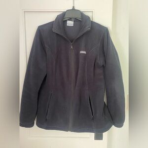 Columbia Black Full Zip Fleece Women’s Large Jacket